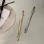 11cm Kẹp Tóc Một Từ Nữ Kim Loại Dải Vàng Dài Barrettes Kẹp Tóc Vintage Kẹp Tóc Tự Động Mịn Mùa Xuân Kẹp Hairgrip [Mina]