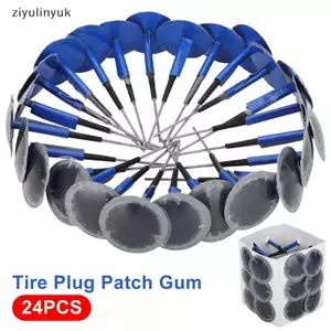 Ziyulinyuk 24 Miếng Dán Lốp Bộ 36 * 4mm Miếng Dán Sửa Chữa Lốp Bộ Cắm Nấm Miếng Dán Kẹo Cao Su Cho Lốp Tread Sửa Chữa Đâm thủng VN