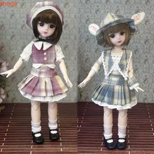 THEGIRL8B Có Thể Tháo Rời Khớp Búp Bê, Với Quần Áo 1 / 6 BJD 30cm Búp Bê BJD, Búp Bê Bản Lề Mắt 3D Khớp Có Thể Tháo Rời Dễ Thương 1 / 6 Búp Bê Bjd Đồ Chơi Trẻ Em