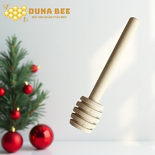 Que gỗ lấy mật ong 8cm Xinh xắn, tiện dụng, sử dụng nhiều lần | Duna Bee - Mật ong ngâm Thảo Mộc