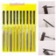 10 Cái / bộ Kim Loại Tập Tin Bộ Gỗ Rasp Kim Loại Đánh Bóng Tay FileTools Thép Rasp Needl Filing Cho Kim Loại Thủy Tinh Đá Gỗ Khắc