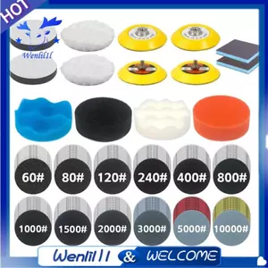 Bộ phục hồi đèn pha Bao gồm 135 chiếc Inch Đĩa chà nhám khô ướt cho nhựa kim loại bằng gỗ tự động