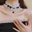 Ren Ngọt Ngào Trái Tim Tình Yêu Đá Quý Quyến Rũ Gothic Bé Gái Nelace Cosplay Cổ Dây Xích Phụ Kiện Trang Sức Nhảy Múa Cho Tiệc Cưới [Mina]