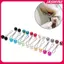 JASMINE 12 Chiếc Khăn Ngọc Trai Thổ Cẩm Pin Khăn Trùm Đầu Khăn Choàng Khăn Choàng Nữ Hồi Giáo Khăn Hijab Kẹp JASMINE