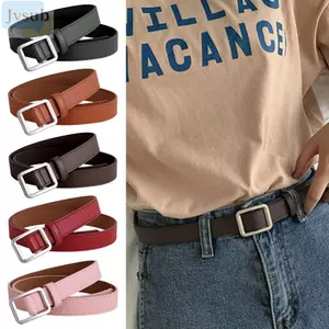 Thắt lưng da JVSUB thông thường dành cho nữ Dây thắt lưng mỏng cổ điển