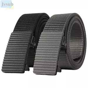 Dây thắt lưng khóa tự động bằng kim loại JVSUB, Dây bện thông thường thương hiệu sang trọng, Dây thắt lưng dệt bền cho nữ