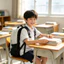 Cặp học sinh, ba lô nữ vải Oxford chống thấm nước, sức chứa lớn, ba lô nhẹ, phù hợp với nhiều cảnh