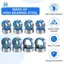 16 Chiếc Cao Su Kín Vòng Bi Bộ Dành Cho TT02 TT-02 TT02D TT-02D 1 / 10 RC Xe Nâng Cấp Phần Phụ Kiện