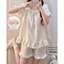 Bộ đồ lót ngực nữ Bộ đồ dài hai mảnh Trang phục trong nhà mềm mại hàng ngày cho thời gian nghỉ ngơi mùa hè