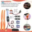 1400KV Động Cơ Không Chổi Than 30A ESC Cắm SG90 9G Mini Servo 8060 Cánh Quạt Cho RC Cánh Cố Định Máy Bay Trực Thăng