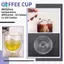 6 Bộ Cốc Cà Phê Thủy Tinh Rỗng Hai Lớp 80Ml Để Uống Trà, Cà Phê, Ly Uống