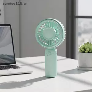 Quạt cầm tay Mini SRVN Quạt cầm tay có thể sạc lại USB Tiêu thụ điện năng thấp Quạt không dây di động cho phòng ngủ Phòng khách.