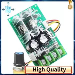 Bộ điều khiển tốc độ động cơ PWM 12V 24V 36V 48V DC10-60V Bộ điều chỉnh tốc độ động cơ Mô-đun truyền động công suất cao 20A Quy định hiện tại