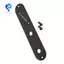 Tấm điều khiển bằng thép 32mm có khe cắm công tắc góc cho đàn Guitar điện TL màu đen