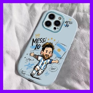 cho iPhone 17 13 Pro Max 16 15 14 11 12 XR XS 7 8 Plus, ốp điện thoại da TPU Ốp điện thoại chủ đề MESSI, phù hợp