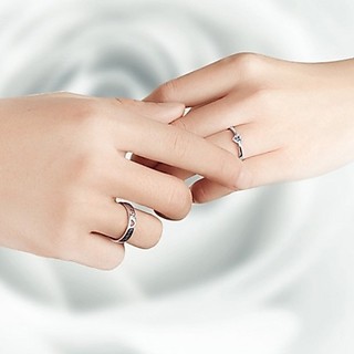 Nhẫn cặp trái tim khắc chữ BHN51