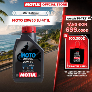 DẦU NHỚT ĐỘNG CƠ MOTUL MOTO 20W50 SJ 4T 1L