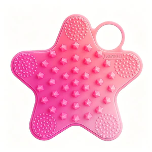 Thermochromic Body Silicone Scrubber Soft Tắm Tẩy tế bào chết Tẩy tế bào chết Bàn chải dầu gội công dụng kép