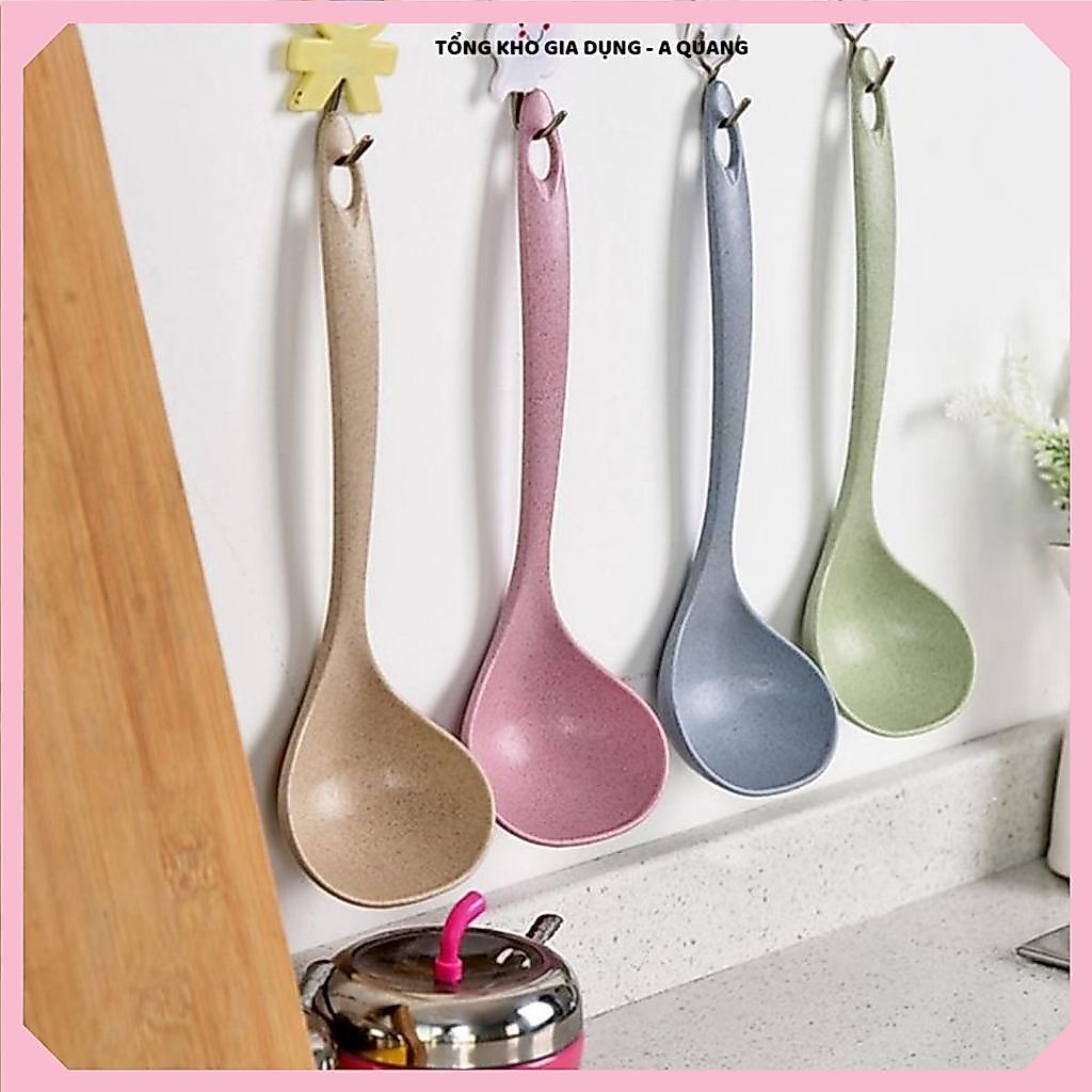 (COMBO 2) MUỖNG MÚC CANH LÚA MẠCH CAO CẤP, MUÔI CANH GIA ĐÌNH ĐA NĂNG, Thiết Kế Gọn Nhẹ, Sử Dụng Hằng Ngày