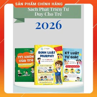 Combo sách 3 cuốn: Kỷ luật tự giác, Định luật Murphy, Trí khôn của trẻ  giúp phát triển tư duy.( lẻ Tuỳ chọn)