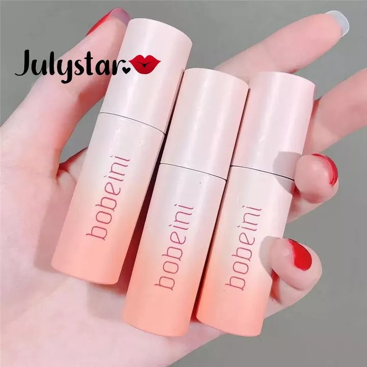 Son lì BOBEINI Matte Lip Clay lâu trôi, trang điểm kiểu Hàn Quốc, son môi lì dạng bùn, phong cách Hàn Quốc tươi tắn hàng ngày, son tint lâu trôi không nứt nẻ, bóng lì tự nhiên, trang điểm tông hồng lấ
