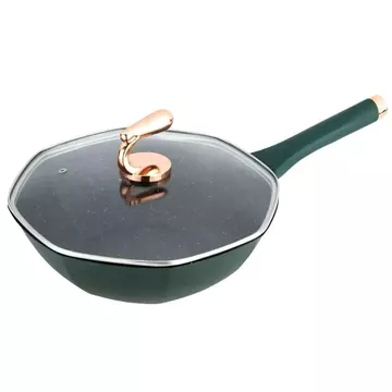 Quà Tặng Chảo Y Tế Đá Chống Dính Chảo Hộ Gia Đình Chảo Bát Giác Nồi Cảm Ứng Chảo Đặc Biệt Chảo Chống Dính