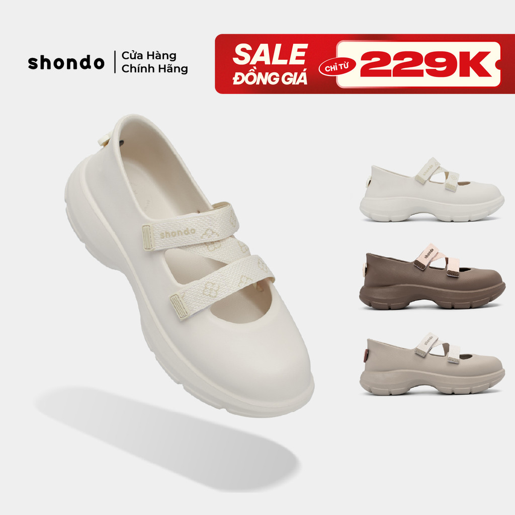 Giày ballet sneaker nữ Shondo Dreamie Ver 2