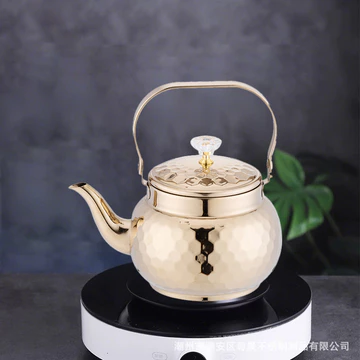 Ấm đun nước bằng thép không gỉ Ấm trà Nhà hàng Khách sạn có bộ lọc Ấm trà có lưới trà Ấm đun nước sôi Ấm đun nước trà thơm gia đình ZWNR
