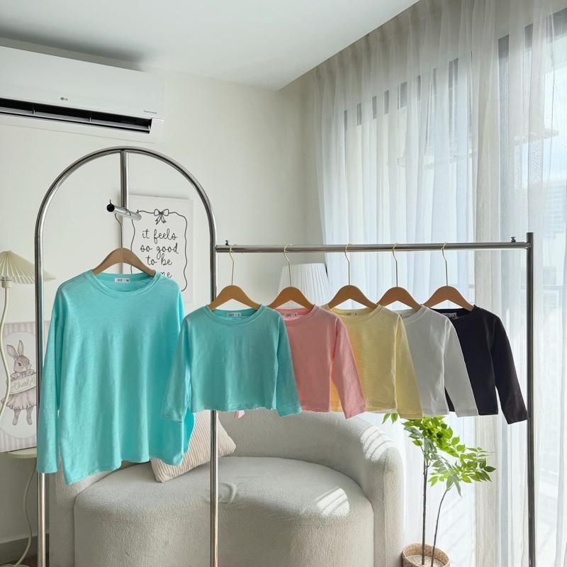 [ DEAL MỞ BÁN ] Áo thun dài tay - MÀU TRƠN -  Gia đình chất thun xược Hàn