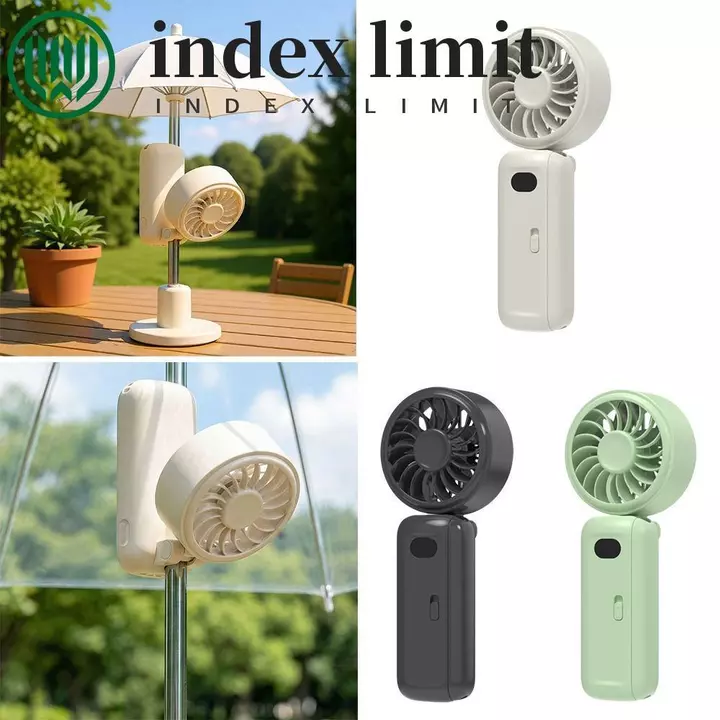 Quạt Gấp GIỚI HẠN INDEX, Quạt Im Lặng Hoạt Động Im Lặng Quạt Cầm Tay Di Động, Quạt Mini Thiết Kế Di Động 3 Tốc Độ Có Thể Điều Chỉnh USB Sạc Quạt Để Bàn Mini Sử Dụng Cá Nhân