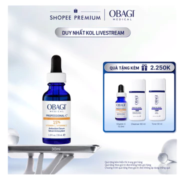 [Obagi-KOL] Serum Vitamin C 15% Dưỡng Sáng Da & Chống Oxy Hóa Obagi Professional-C 30ml