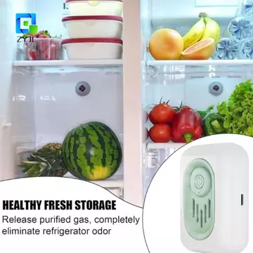 ZYJC Tủ Lạnh Khử Mùi Ozone, Khử Mùi Làm Sạch Máy Lọc Ozone Tủ Lạnh Ozone, Khử Mùi Di Động Nhỏ Gọn Bảo Quản Tươi Tủ Lạnh Máy Khử Trùng Ozone Nhà Bếp