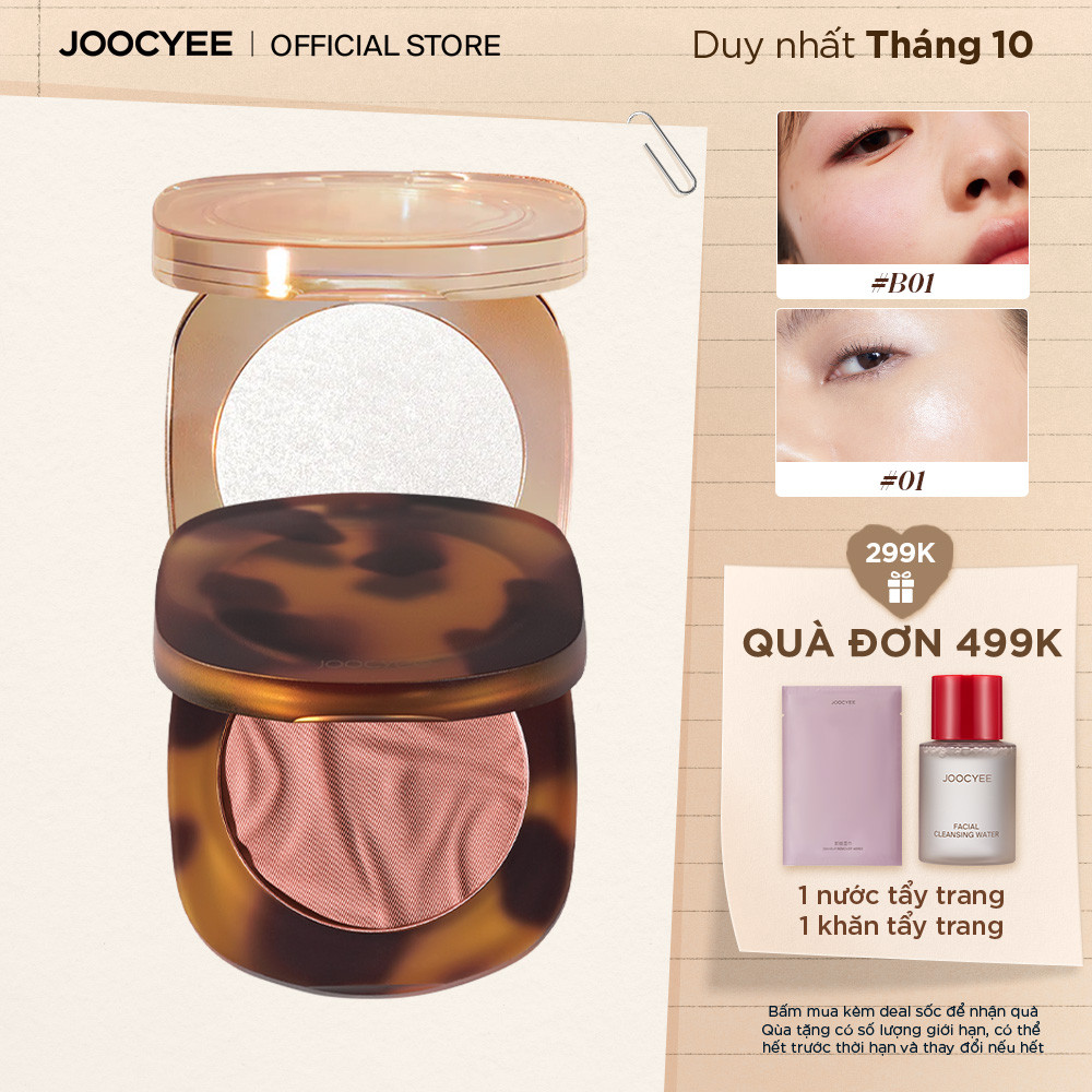 Phấn má hồng JOOCYEE Blusher đa năng tự nhiên căng bóng dễ tán lâu trôi