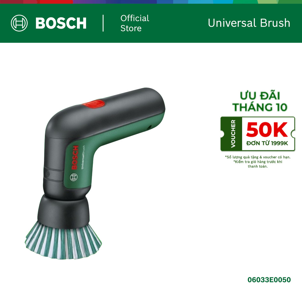 Máy cọ rửa vệ sinh Bosch đa năng dùng pin
