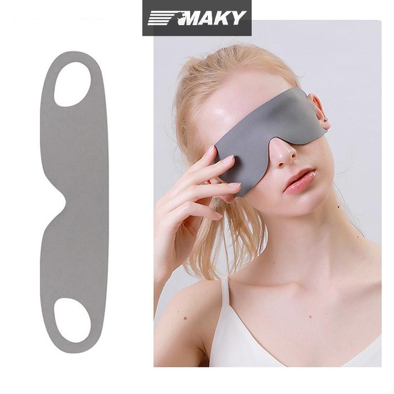 Newwellknownepic Chặn Ánh Sáng Di Động Mỏng Băng Lụa Mắt Cho Du Lịch Mùa Hè Ngủ Bịt Mắt Có Dây Đeo Tai Unisex Miếng Dán Mắt VN