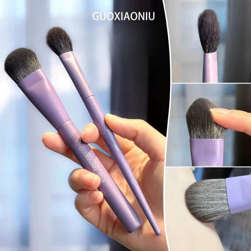 Cọ má GUOXIAONIU Cọ phủ phấn, Cọ tán má hồng, Cọ trang điểm che khuyết điểm lông mềm mại