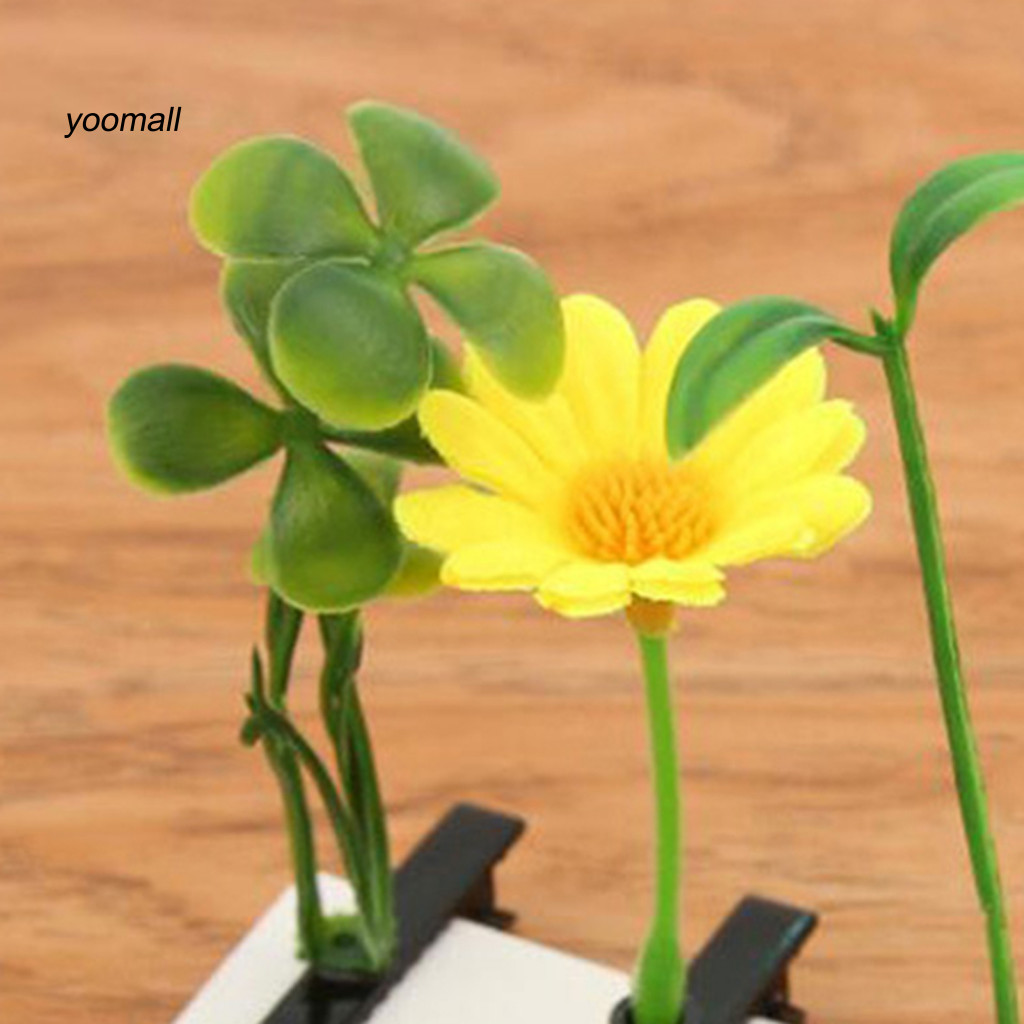 YO / 5 Kẹp tóc vui nhộn bao gồm mầm đậu nấm cỏ bướm hoa, v.v. có thể chia sẻ kẹp tóc thú vị với những người khác
