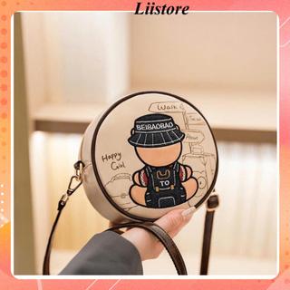 Túi đeo chéo nữ túi trống beibaobao cá tính dễ thương đi chơi dạo phố Liistore K261