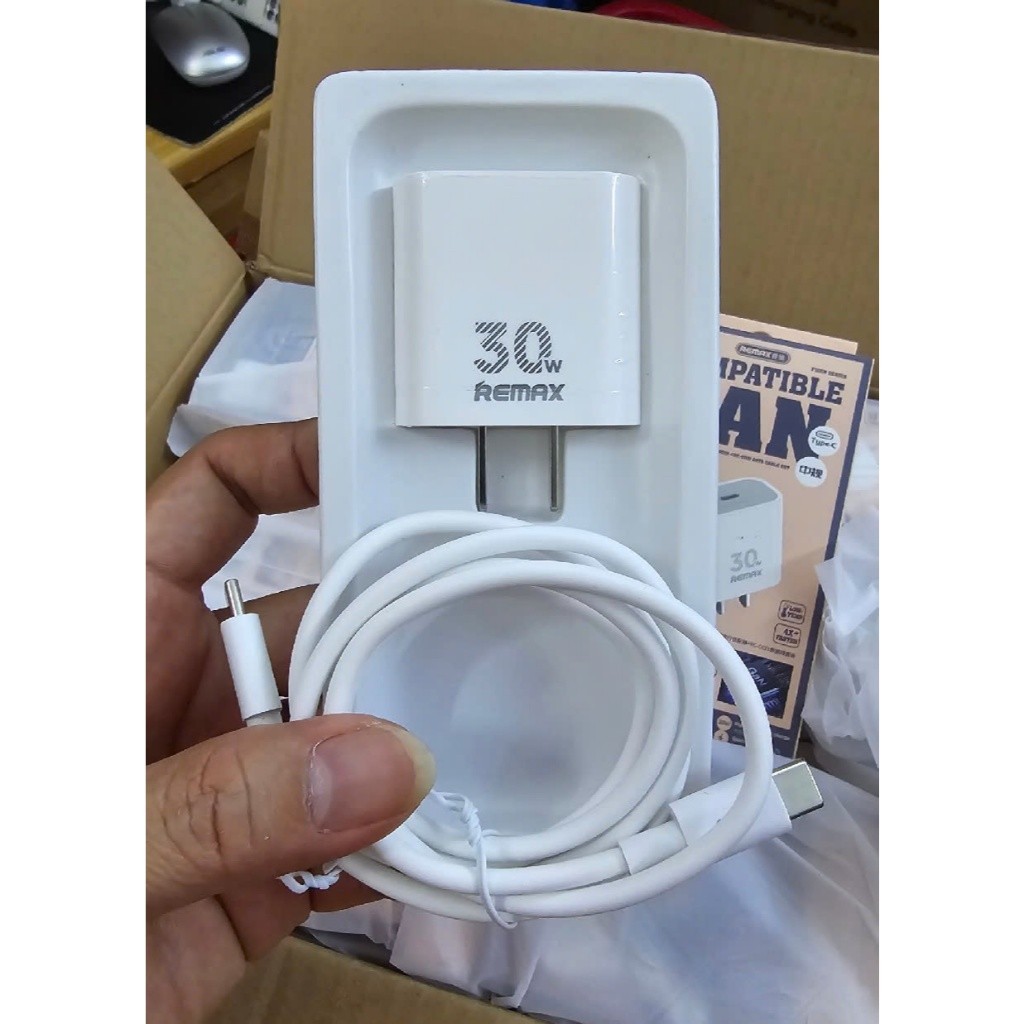 Bộ sạc Nhanh 30W Remax RP-U71 Cho l.P 15, 16 (Củ Sạc + Dây Sạc TYPE C - TYPE C) 2026