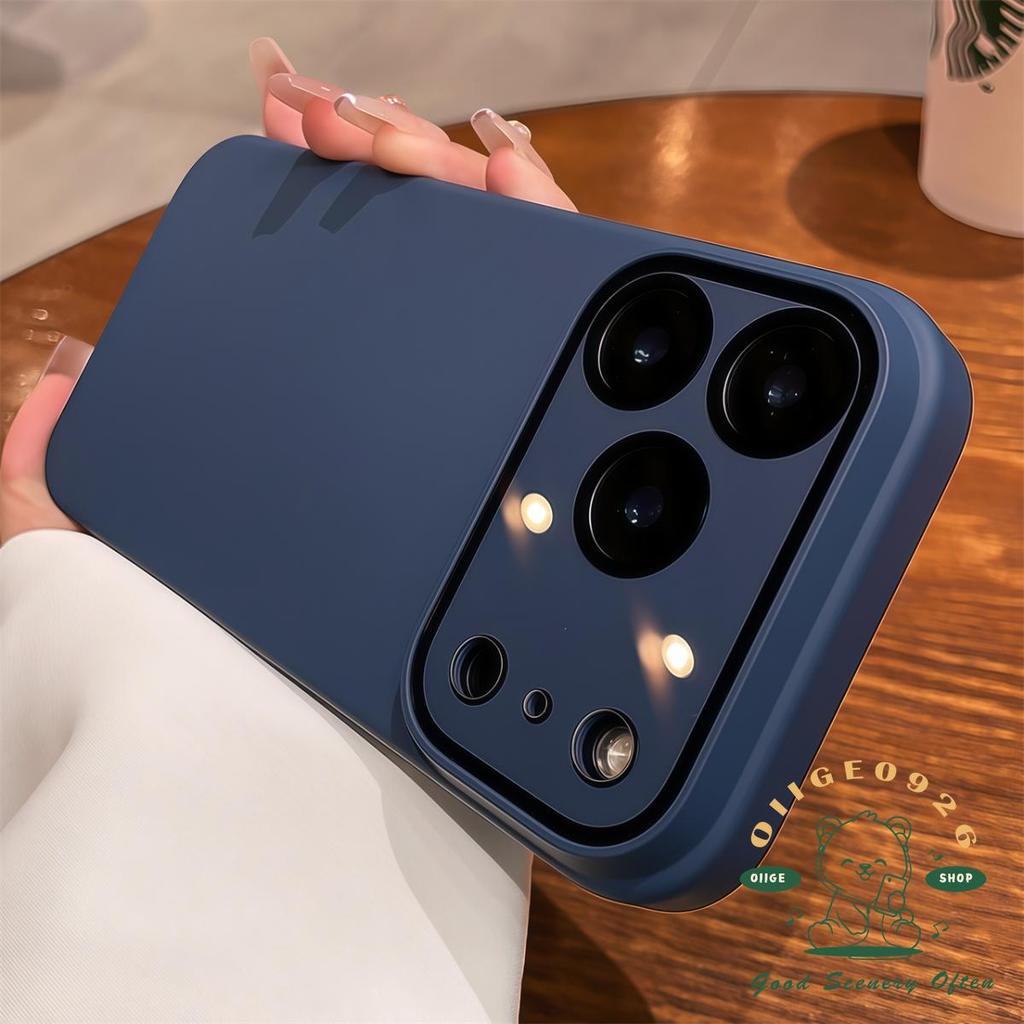 【 Ốp lưng iPhone17 】 Vỏ kính mờ siêu mỏng màu cam Vỏ điện thoại iphone 17 Pro Max 16 15 14 13 12 cho vỏ iPhone Vỏ cứng PC chống sốc