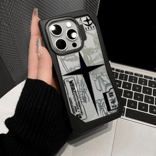 Ốp Điện Thoại Không Đều, Cho iPhone 17 Air 16 15 14 13 12 11 Pro Max Gundam Shield Series Minh Họa