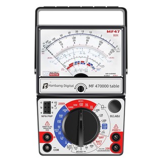 Đồng hồ vạn năng con trỏ MF47 Đồng hồ vạn năng cơ độ chính xác cao Hộ gia đình Sinh viên Điện chống cháy nhỏ cầm tay