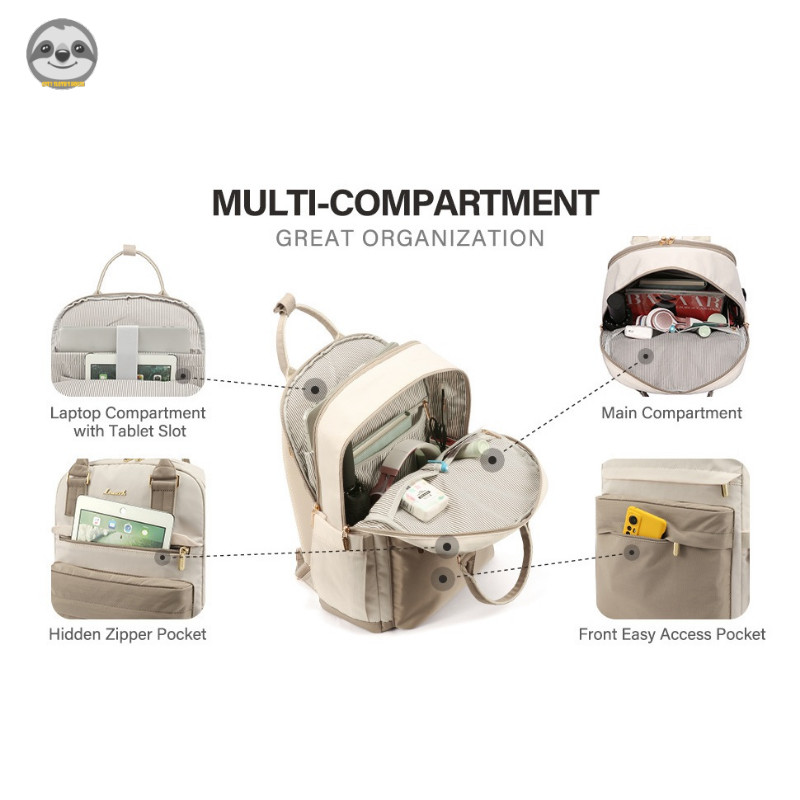 Phong cách Nhật Bản Muji Style / Ba lô dung tích lớn / Ba lô máy tính xách tay thời trang / Ba lô du lịch chống nước / Túi đi học dành cho học sinh