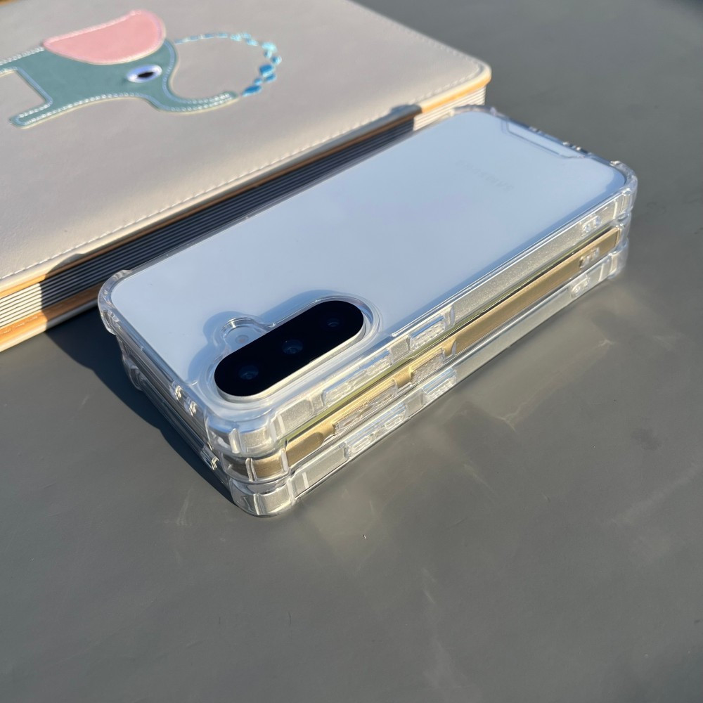 Ốp Điện Thoại Cứng Acrylic Trong Suốt Cho Samsung S25 S24 S23 S22 S21 S20 Ultra Plus FE S9 S10 NOTE 10 Plus 8 A30 A20 A30S A70 A71 A72 A42 A21S 20U Vỏ Trong Suốt Bảo Vệ Túi Khí