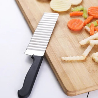 【Hỷ】Bộ Dao Tạo Hình Sóng - Bao Gồm Nhiều Kích Cỡ - Hoàn Hảo Cho Trang Trí Ẩm Thực