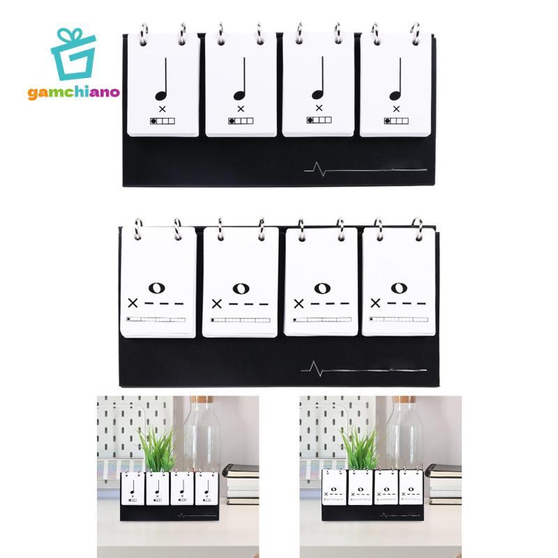 Gamchiano Thẻ nhịp điệu trang có thể xoay cho các tờ nhạc trong học đàn Guitar và Piano