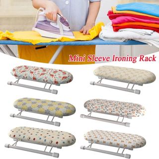 Giá để bàn ủi nhỏ AWNGD, Bảng ủi Mini chịu nhiệt có thể gập lại, Đồ dùng gia đình bằng kim loại Vỏ ủi quần áo