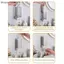 {AKIN} Dụng cụ sắp xếp miếng đệm bông phòng tắm tiết kiệm không gian 8-Pa Lắp đặt dễ dàng {a}