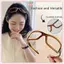 JRP Thời Trang Cá Tính Nhựa Hình Dạng Tóc Kính Mát Hình Dạng Băng Đô Quấn Tóc Nữ Phong Cách Hàn Quốc Đơn Giản Tóc Vòng JRP
