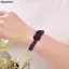 Bluelover Vòng tay thạch anh tím Pixiu Mang theo Luy Wealth Phong thủy Trung Quốc Quái thú Hạt pha lê Vòng tay dự tiệc Quà tặng sinh nhật Nam Nữ Mới